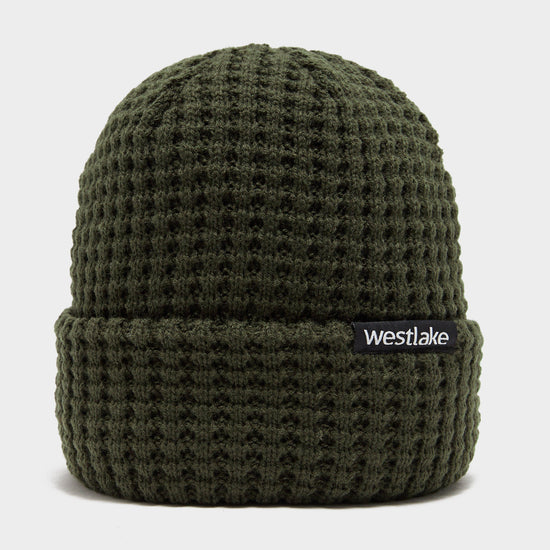 Khaki Waffle Beanie