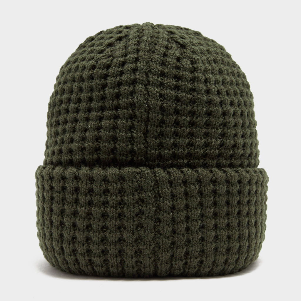 Khaki Waffle Beanie