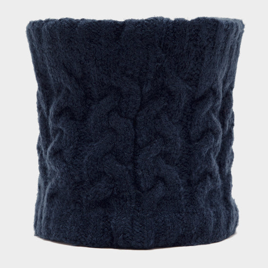 Adults' Knitted Snood in Dark Blue
