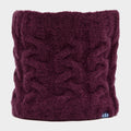Adults’ Knitted Snood in Wine