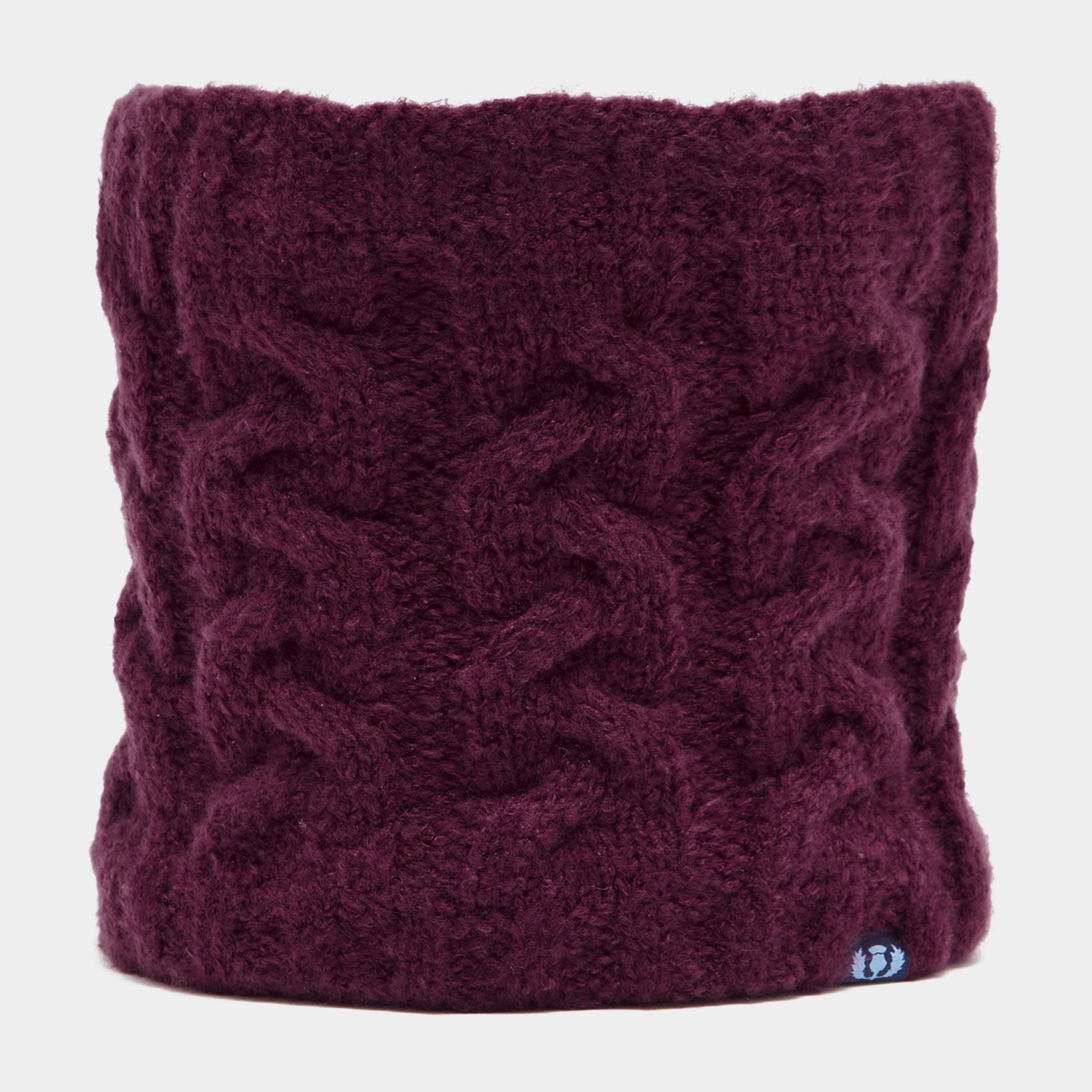 Adults’ Knitted Snood in Wine