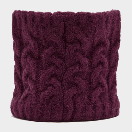 Adults’ Knitted Snood in Wine