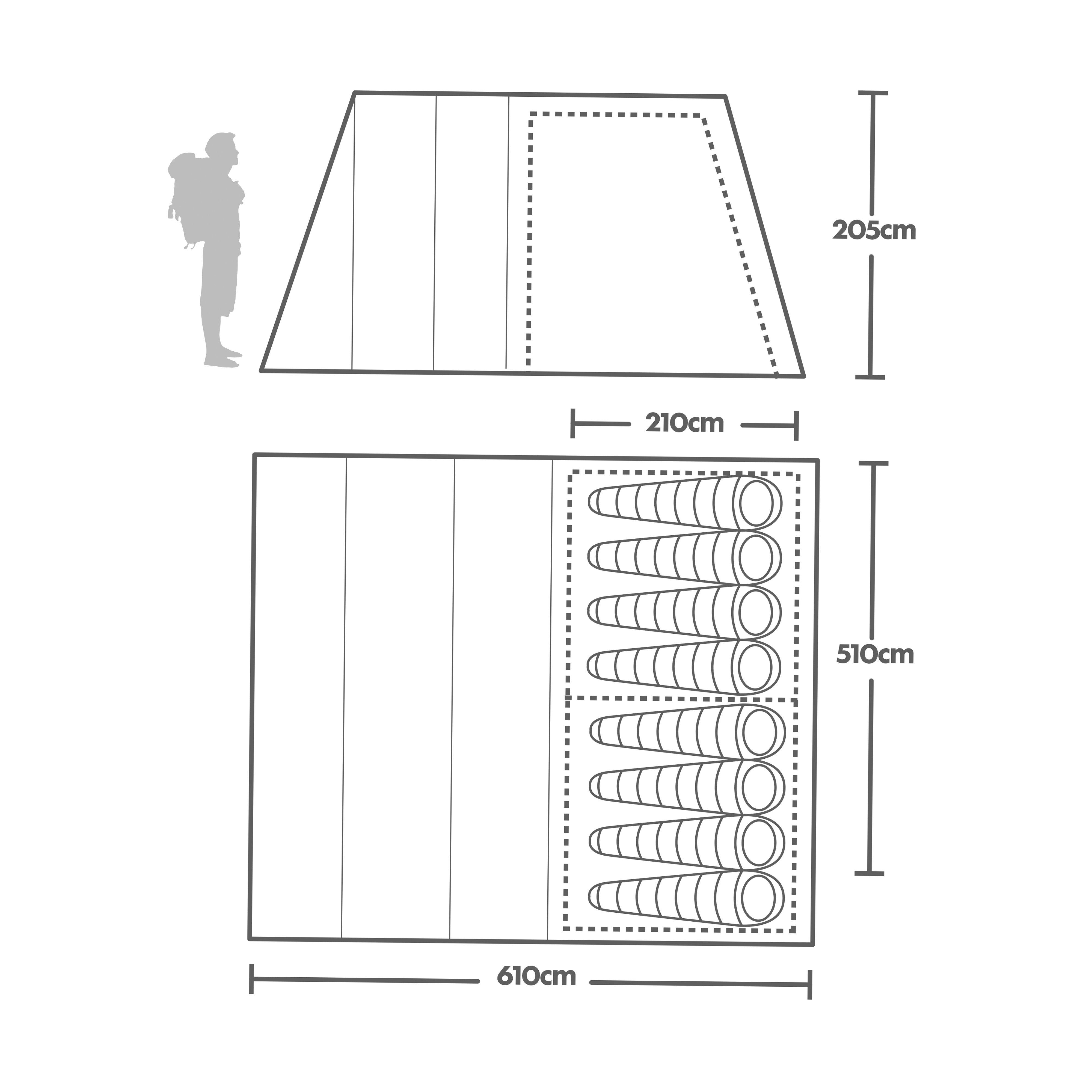 Vanguard Nightfall 8 Tent