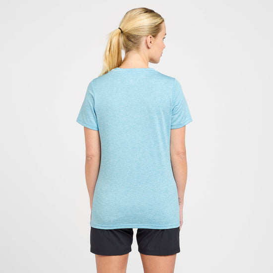 Womens Active Short Sleeve T-Shirt Blue