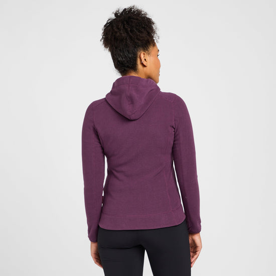 Women's Full Zip Hooded Stretch Fleece
