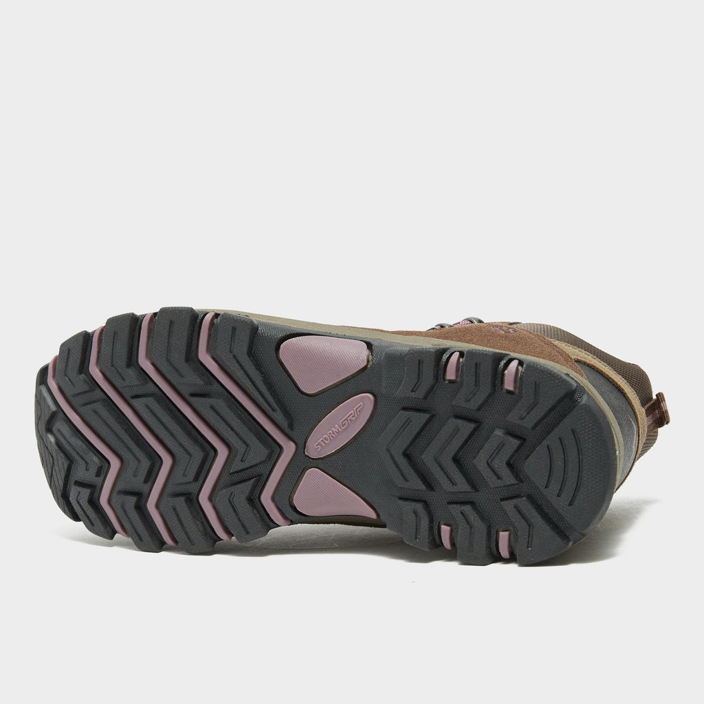 Chaussures de randonnée imperméables en cuir femme, NH 500 - Gris comte Chaussures de randonnée imperméables en cuir femme, NH 500 - Gris comte