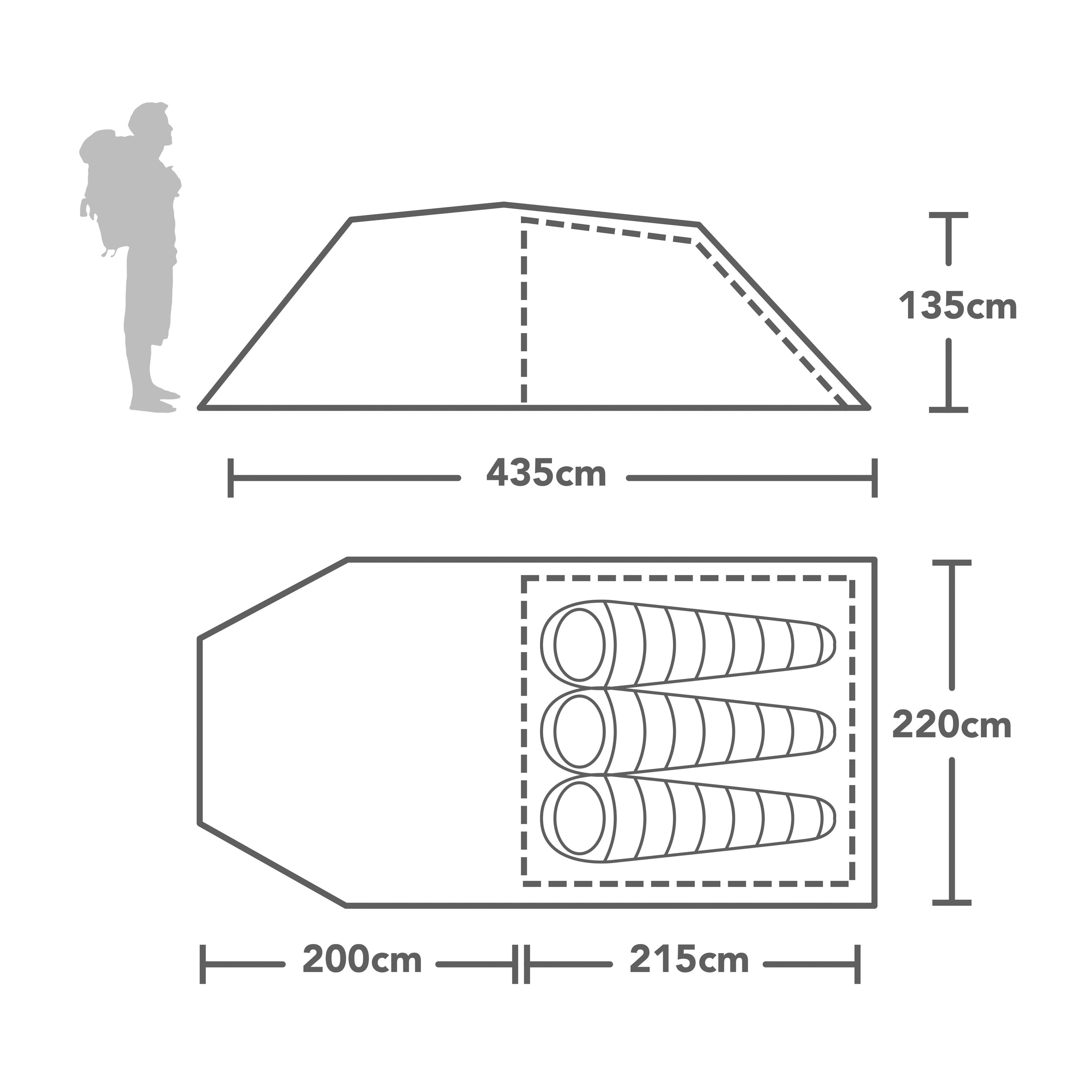 Omega 350 3 Person Tent
