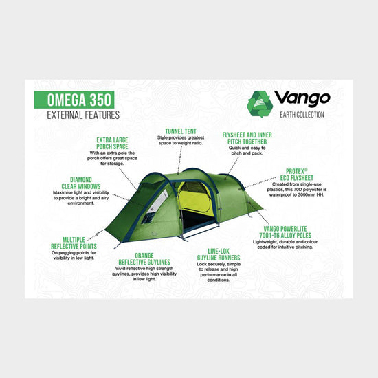 Omega 350 3 Person Tent
