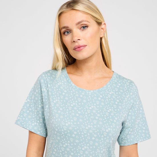 Women’s Short Sleeved Ditsy T-Shirt