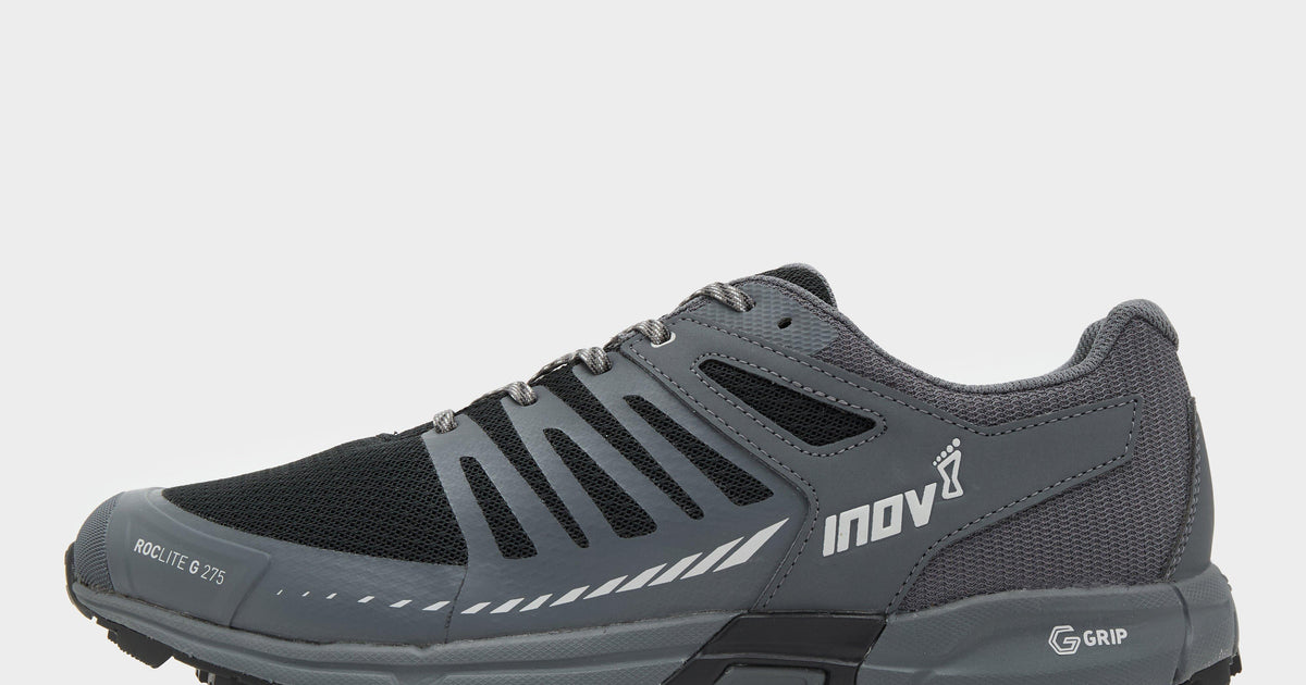 Grey Inov-8 Men’s Roclite G275 V2 Trail Running Shoes – GO Outdoors