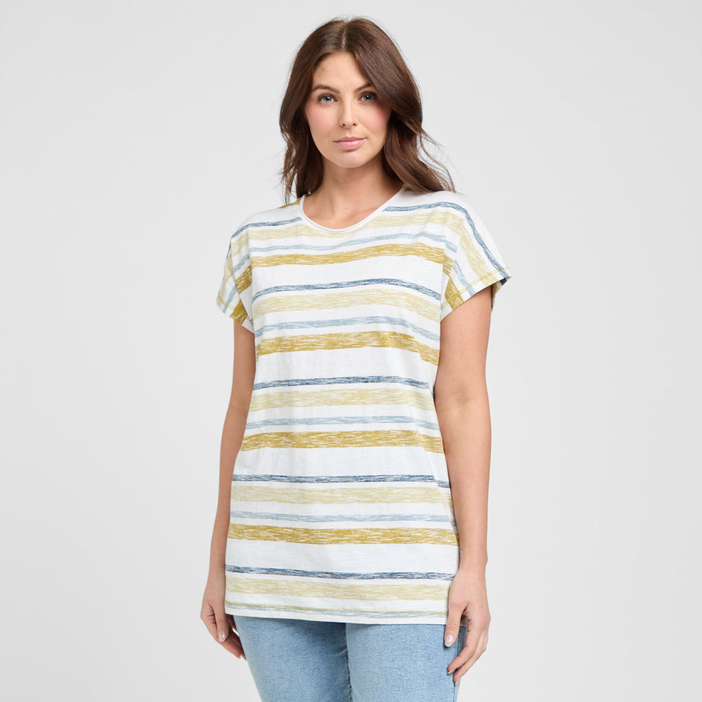 Women’s Sora Organic Stripe T-Shirt