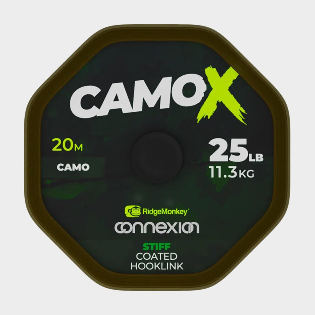 CamoX Stiff Coated Hooklink 25lb