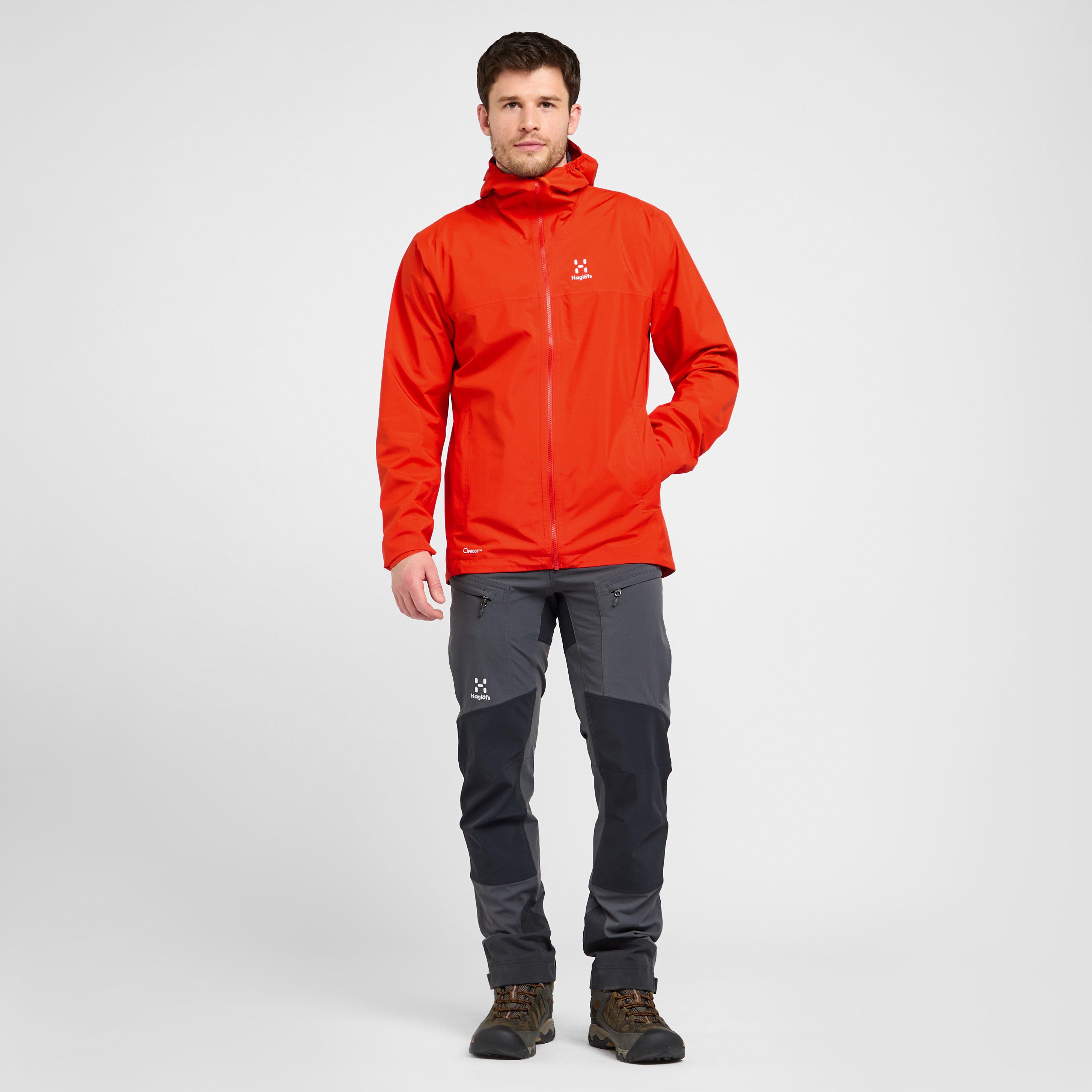 Orange Haglofs Men's Korp PROOF Waterproof Jacket – GO Outdoors