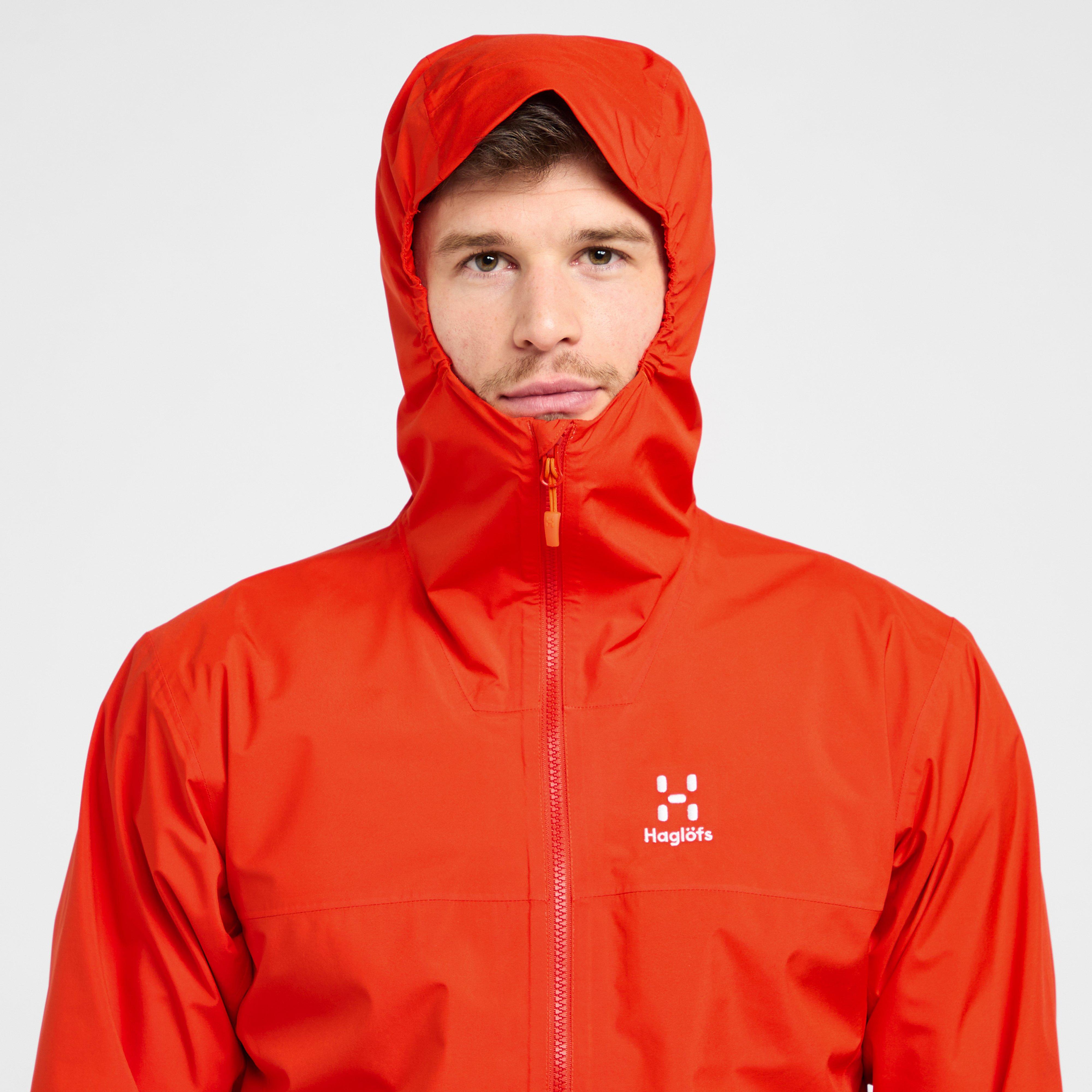 Orange Haglofs Men's Korp PROOF Waterproof Jacket – GO Outdoors