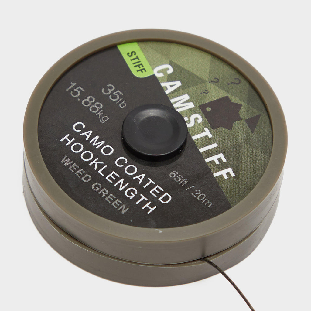 Camstiff Hooklength Camo Weed Green 35lb