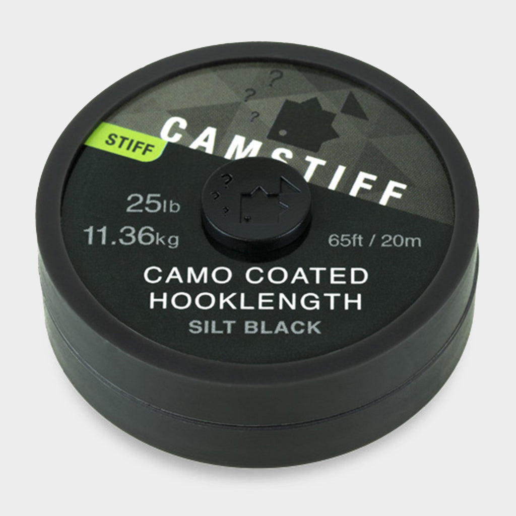 Camstiff Camo Coated Hooklength Silt Black 25lb