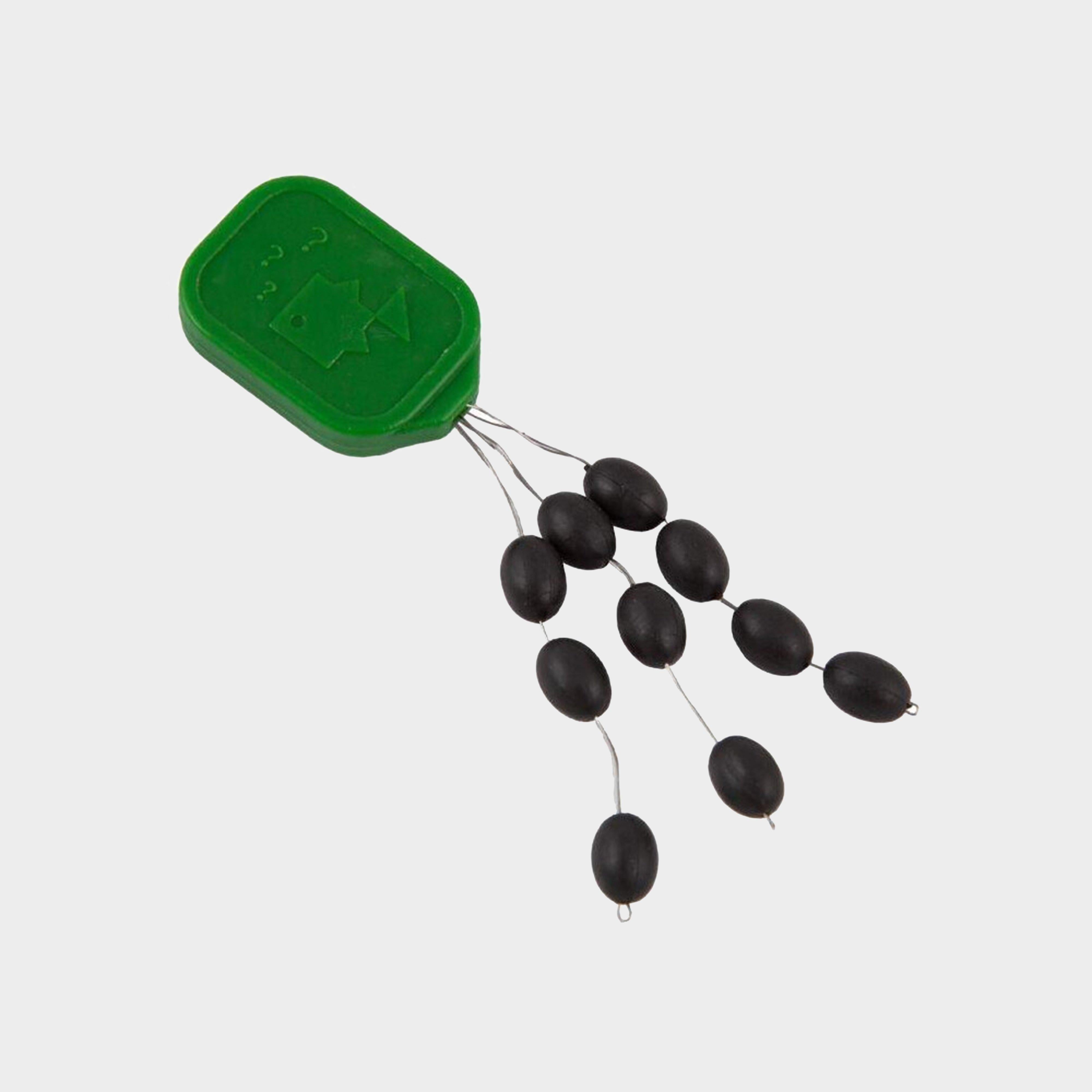 Oval Rubber Beads 5mm Tungsten