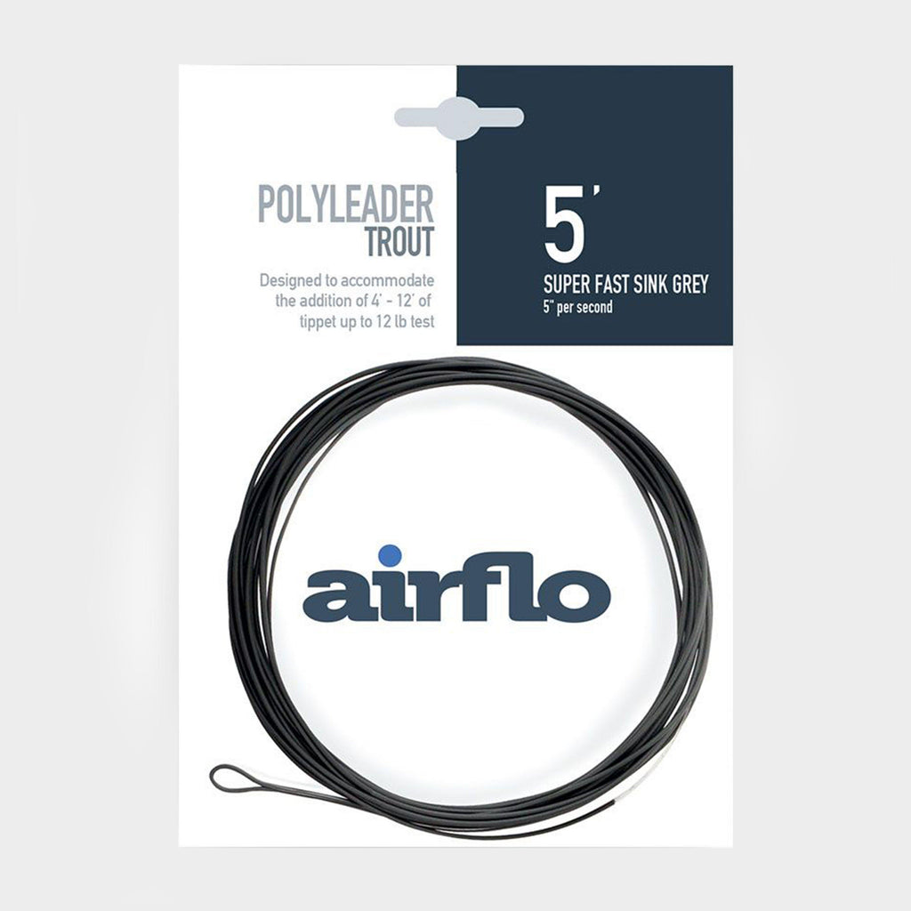 Polyleader 5' Trout Super Fast Sink Grey