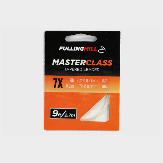 Masterclass Tapered Leaders 9ft Size 7X