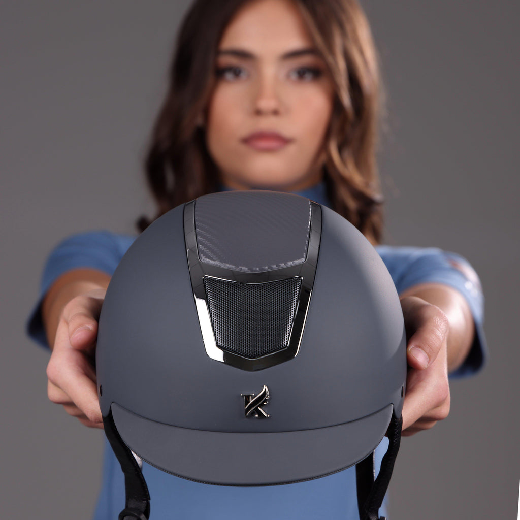 Sienna Riding Hat Grey