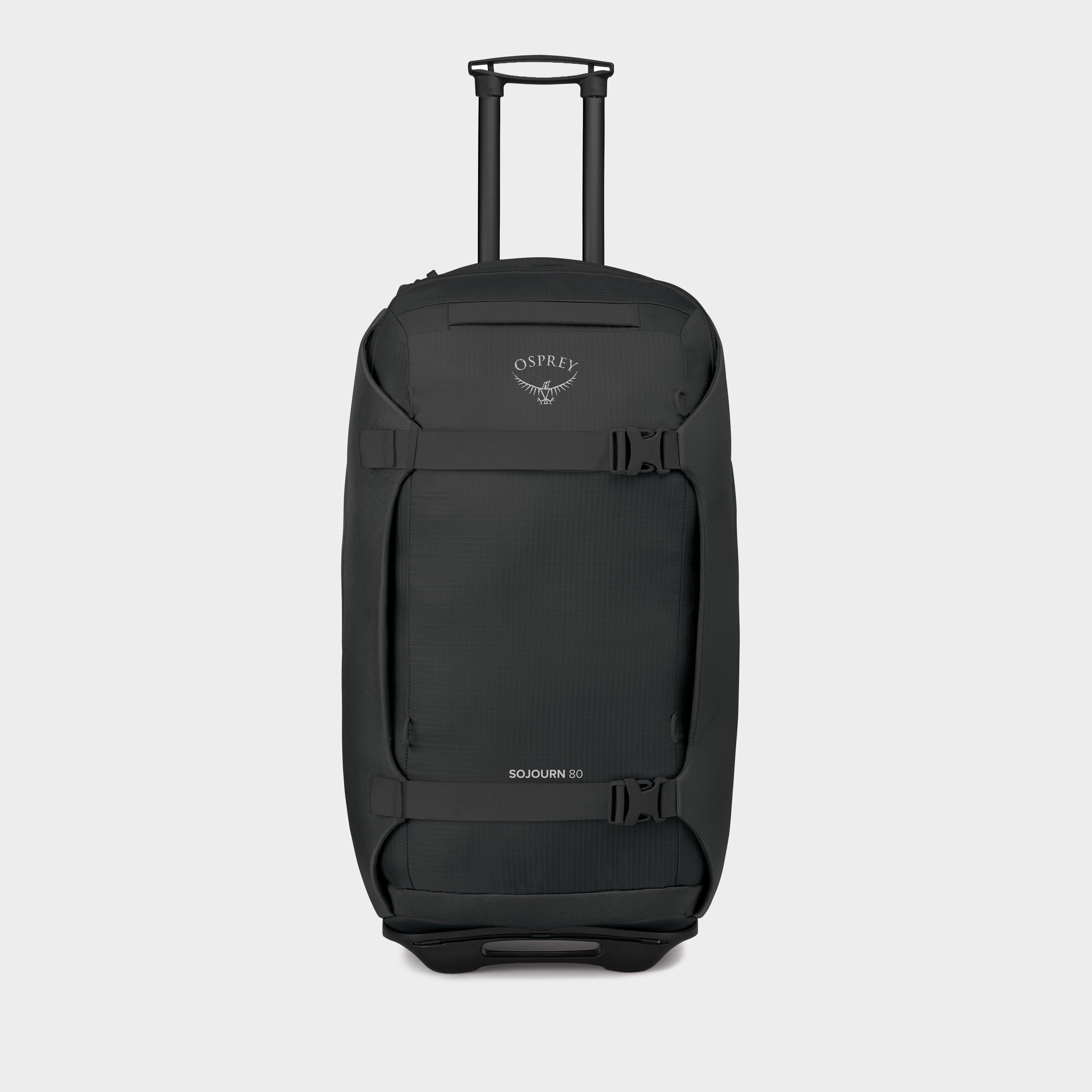 Black Osprey Sojourn 80L Wheeled Convertible Pack – GO Outdoors