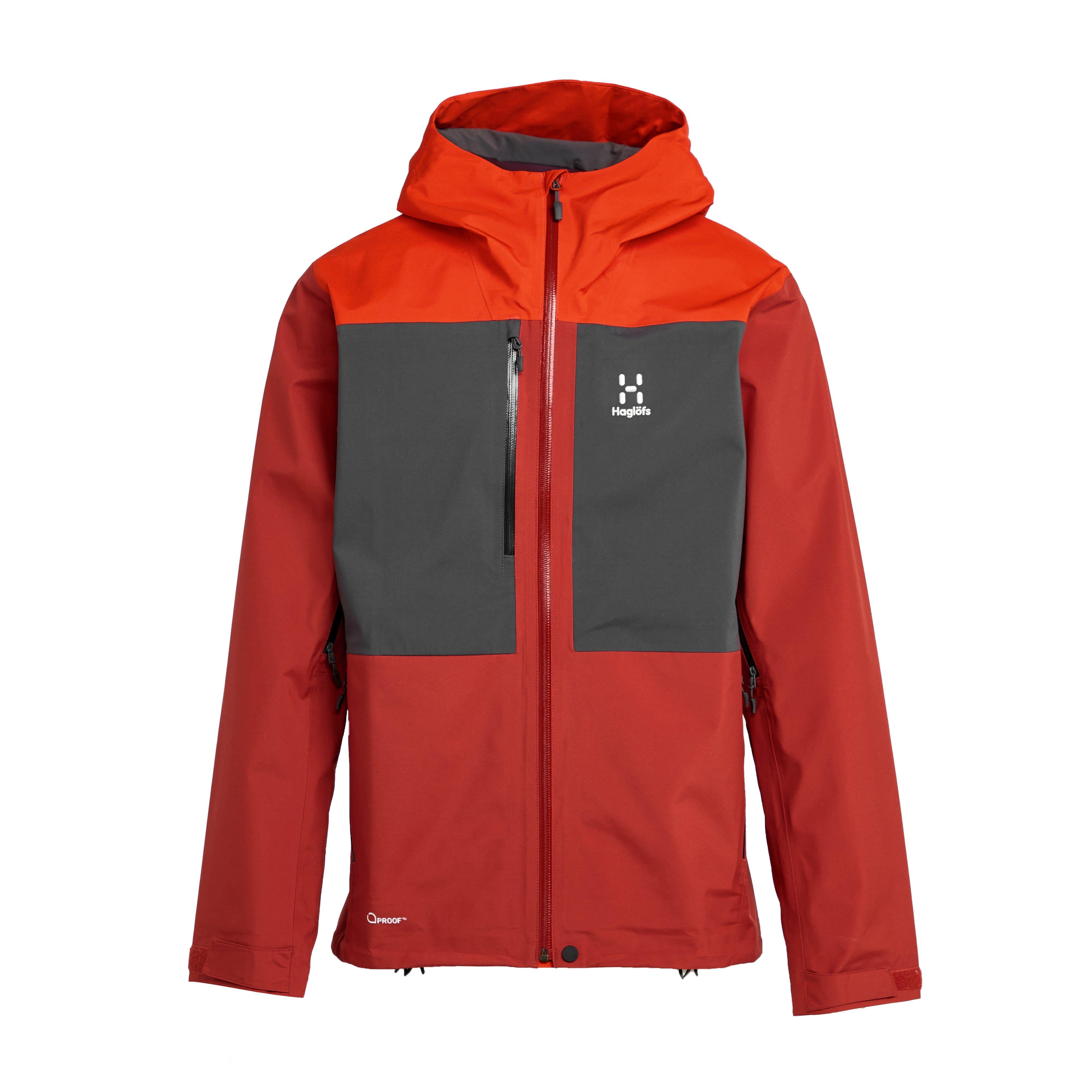 Orange Haglofs Men's Front Proof Jacket – GO Outdoors