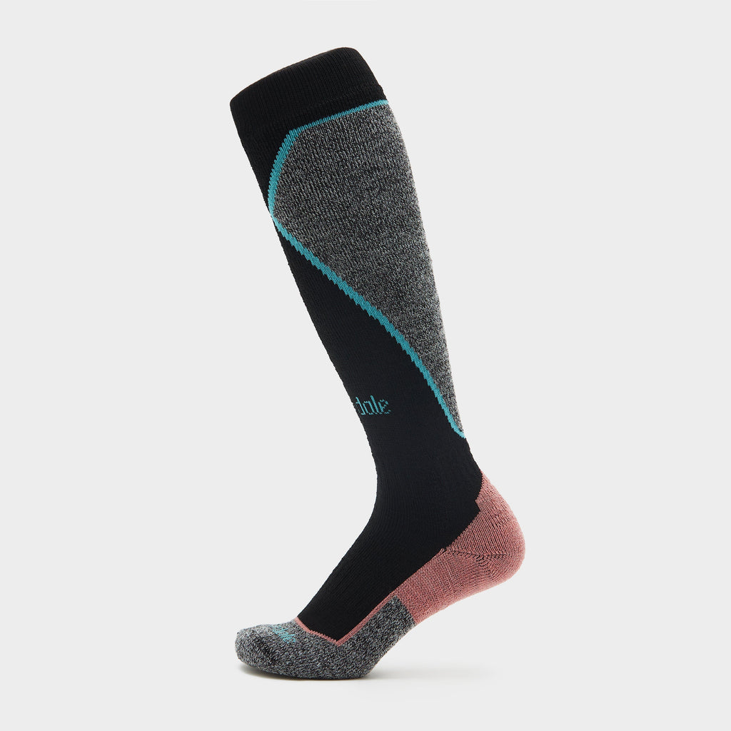 Women's Ski Midweight+ Merino Endurance Over Calf Socks