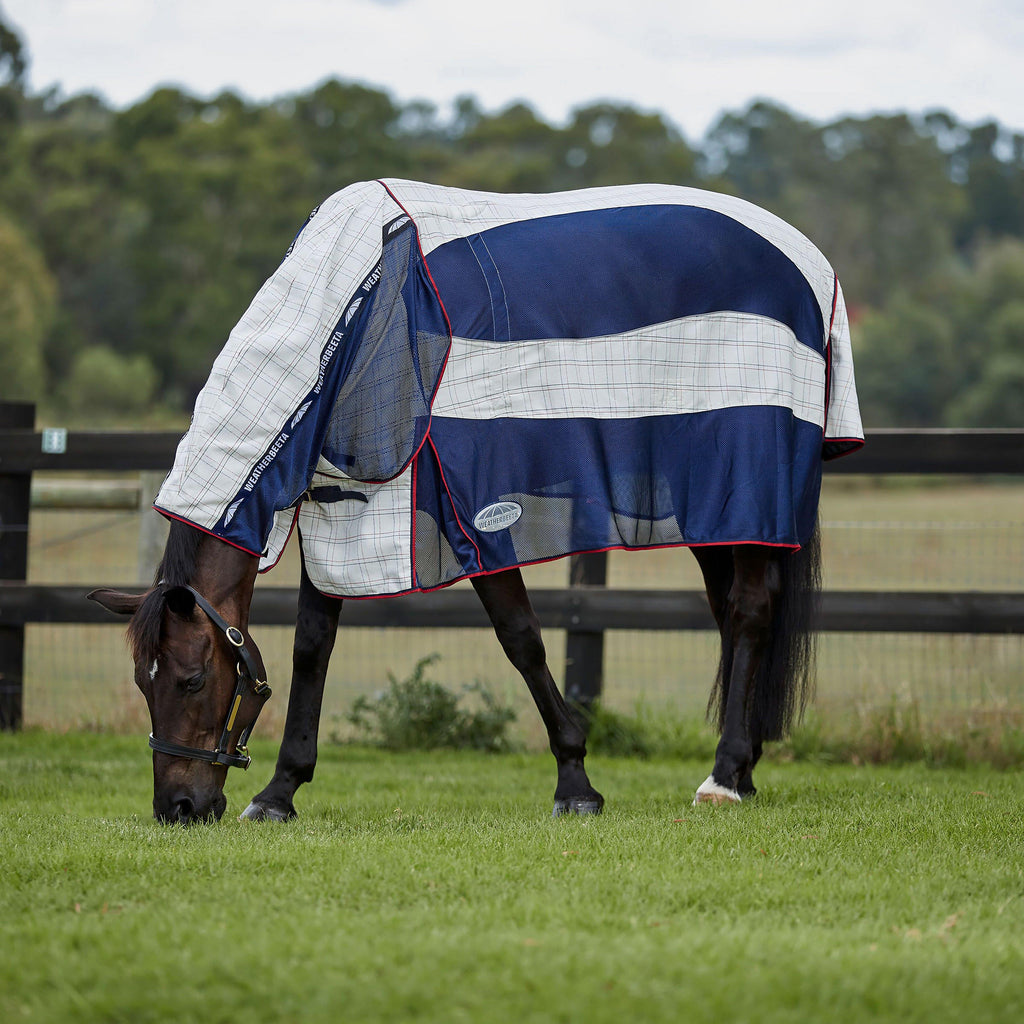 Breeze With Surcingle IV Combo Neck Sheet White/Navy/Red