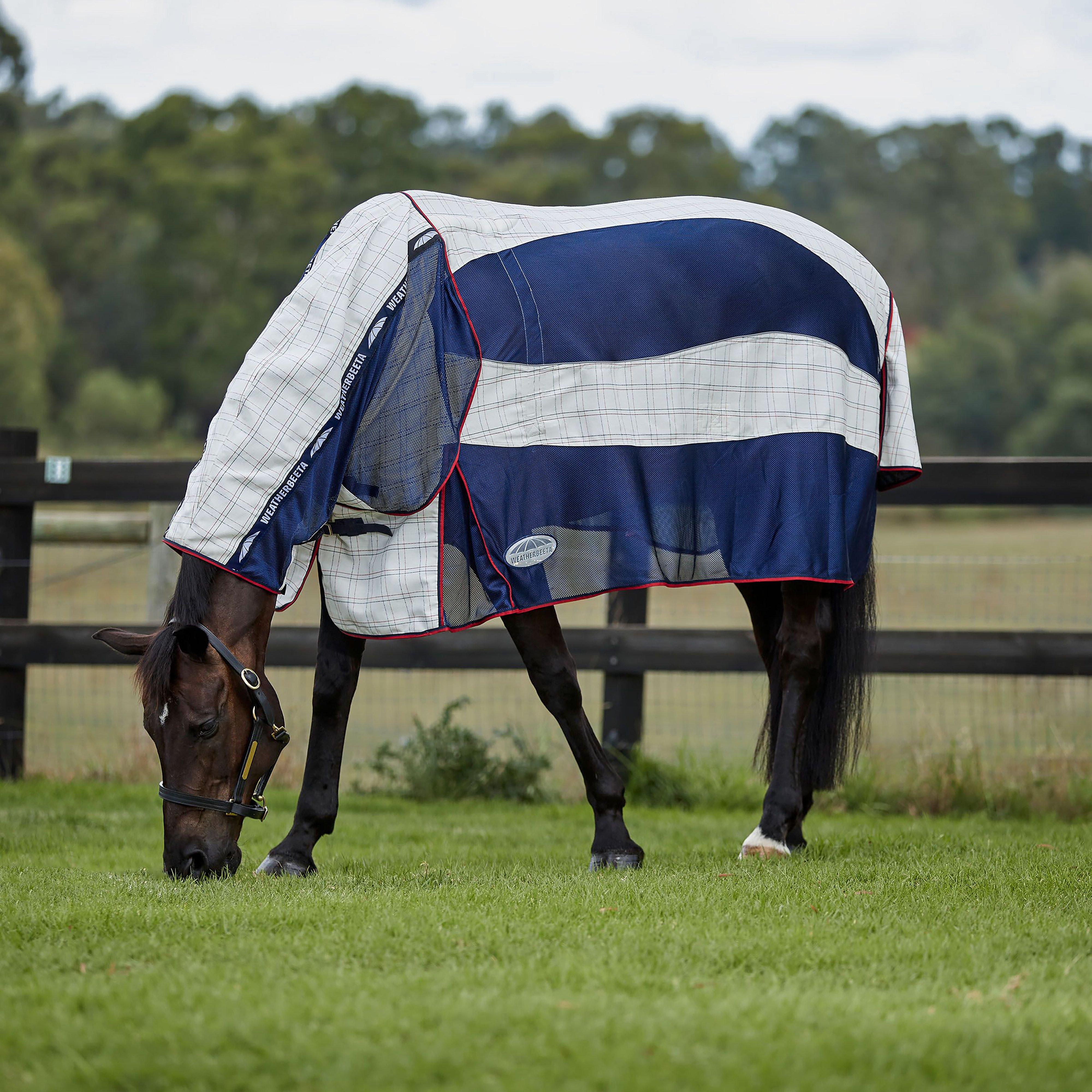 Breeze With Surcingle IV Combo Neck Sheet White/Navy/Red