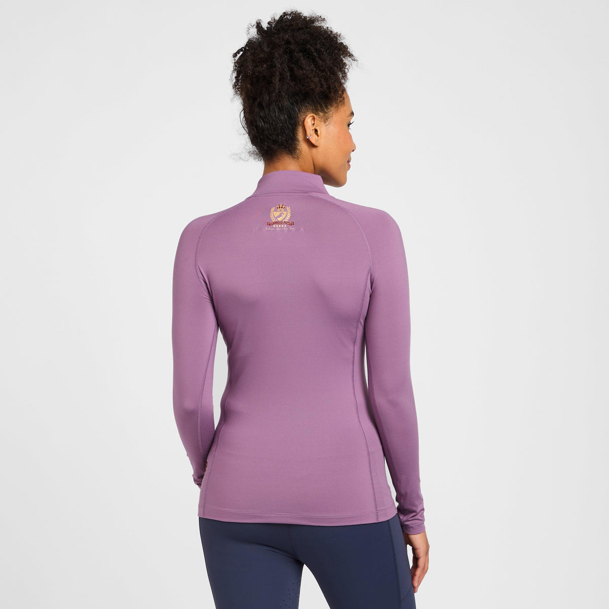 Ladies Team Long Sleeve Base Layer Mauve