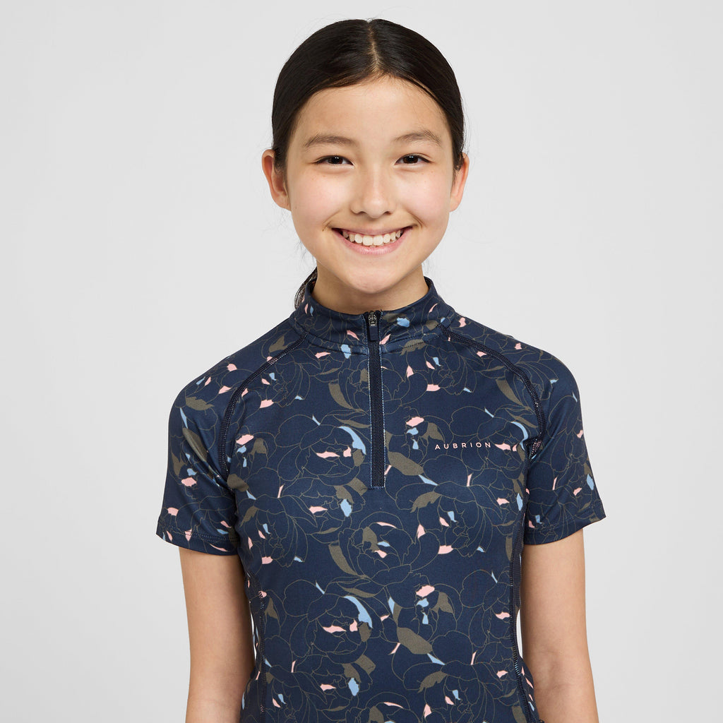 Kids’ Revive Short Sleeve Base Layer Peony