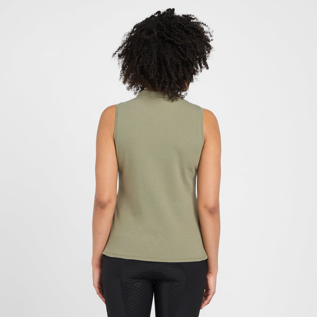 Women's Classic Sleeveless Polo Shirt