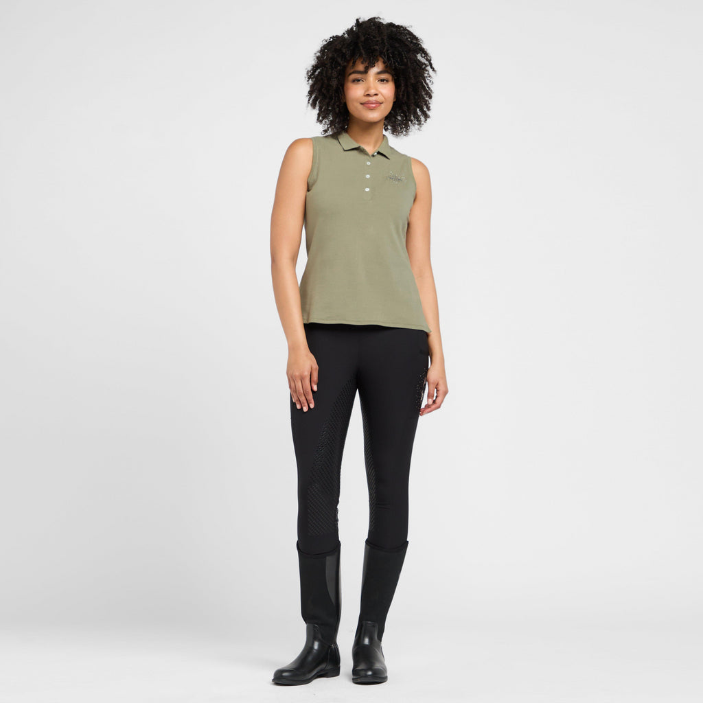 Women's Classic Sleeveless Polo Shirt