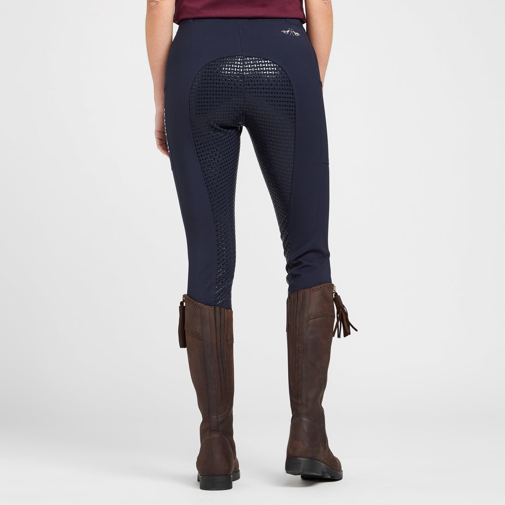 Women's Classic Full Seat Riding Tights Navy
