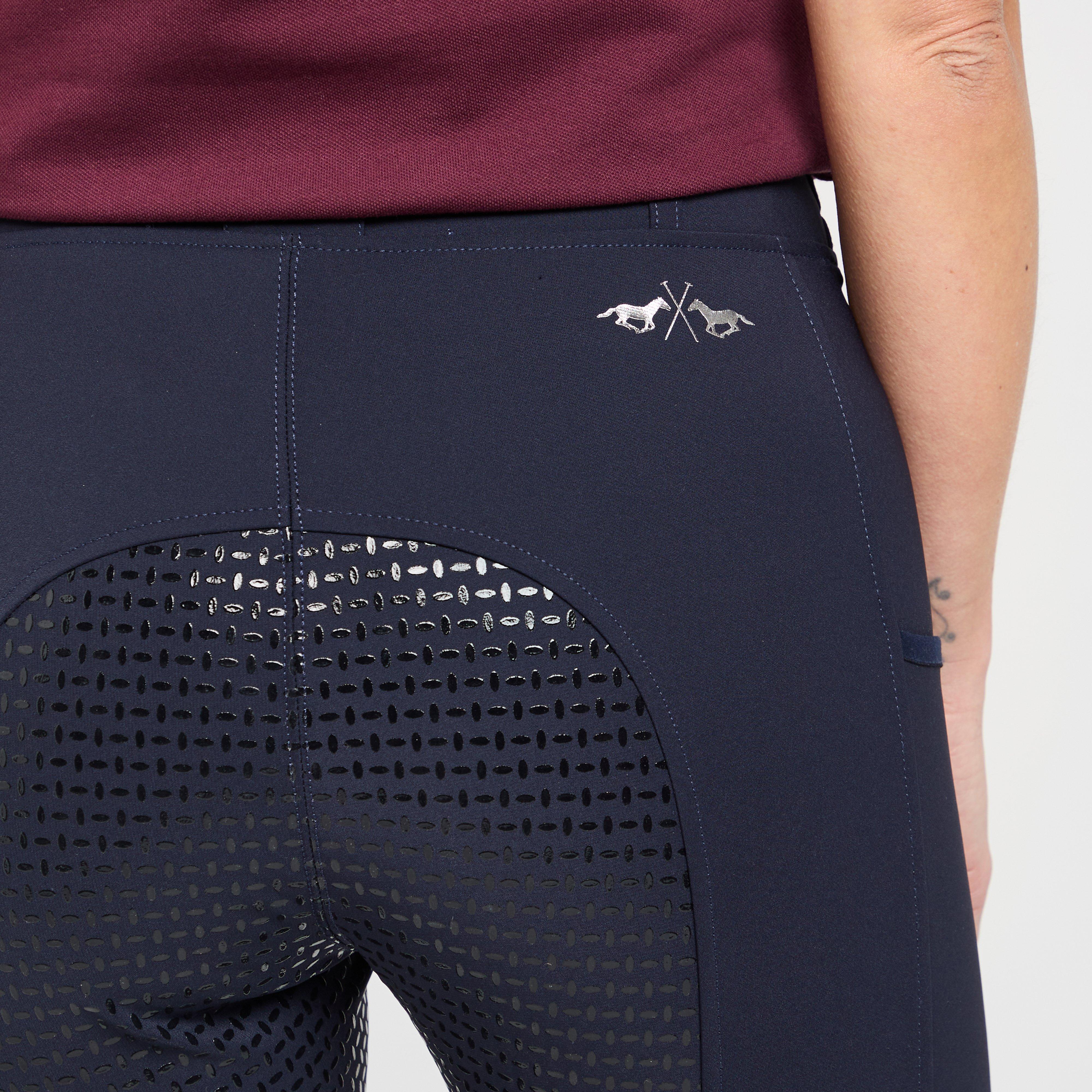 Women's Classic Full Seat Riding Tights Navy