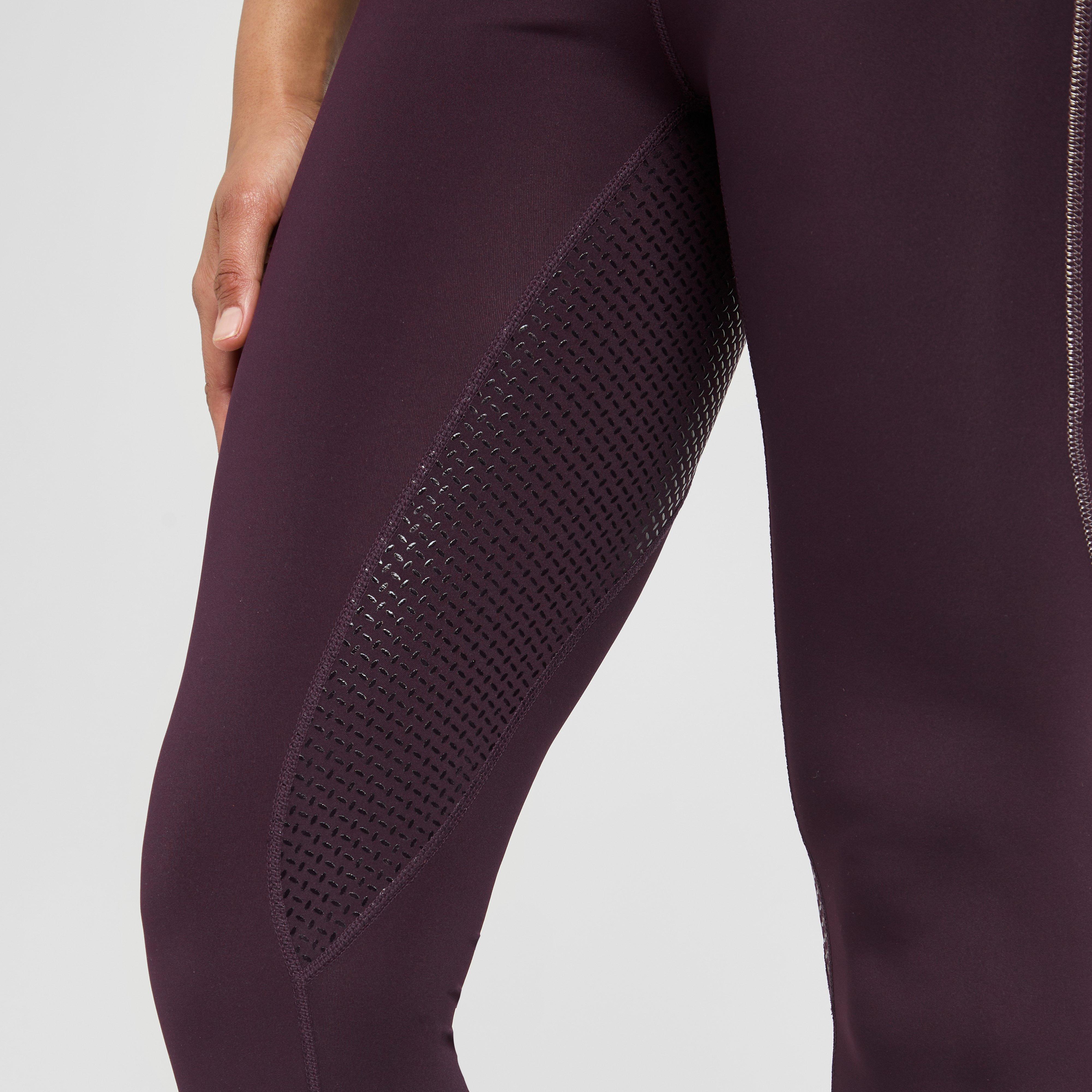 Women's Sporty Sue Full Seat Riding Tights Dark Berry