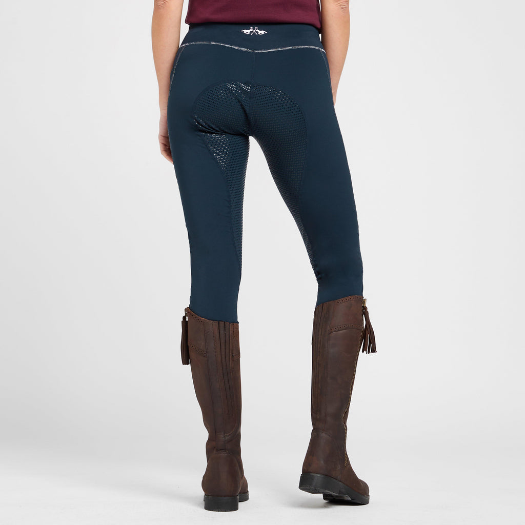 Women's Sporty Sue Full Seat Riding Tights Navy