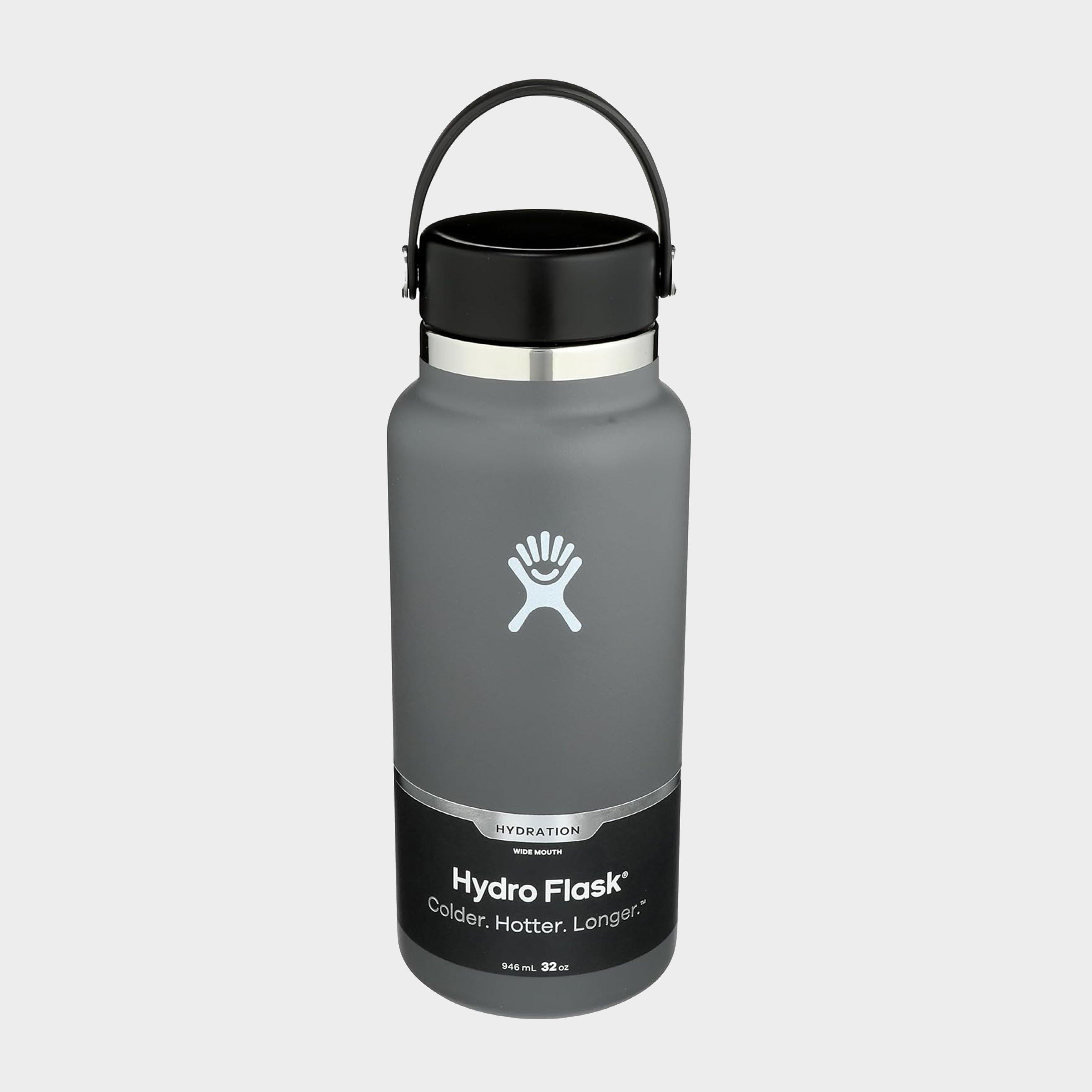 Grey Hydro Flask 32oz (946 ml) Wide Mouth Bottle – GO Outdoors