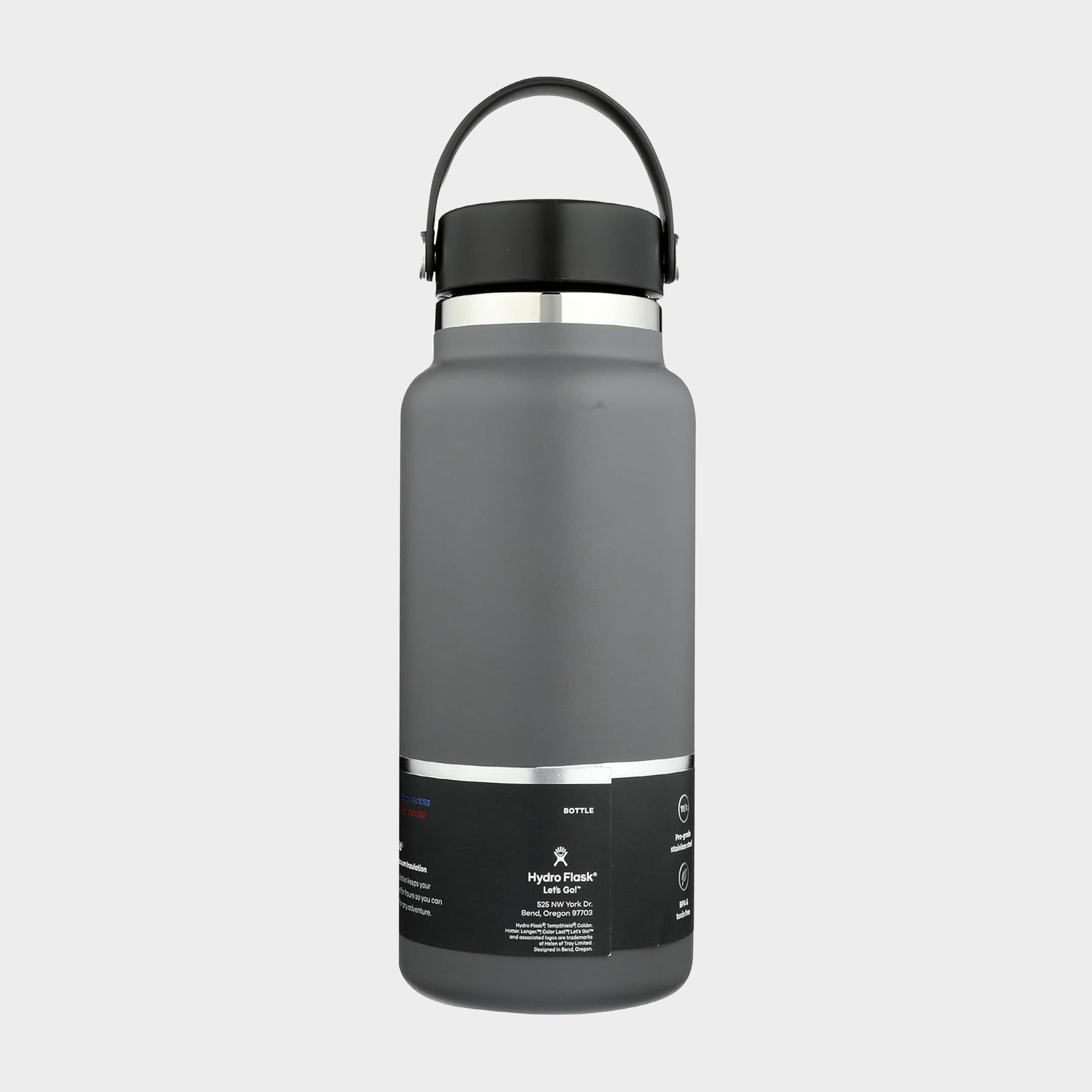 Grey Hydro Flask 32oz (946 ml) Wide Mouth Bottle – GO Outdoors