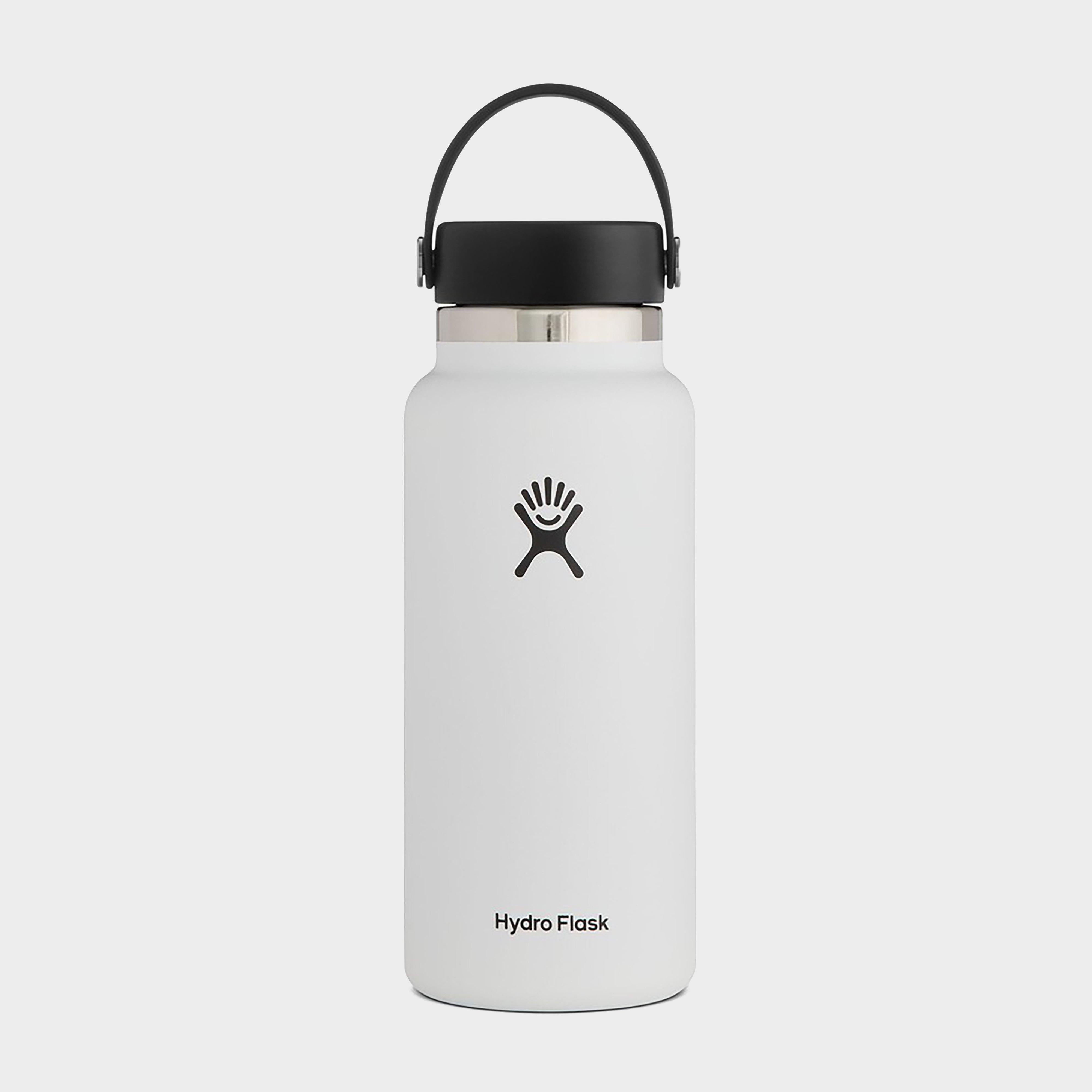White Hydro Flask 32oz (946 ml) Wide Mouth Bottle – GO Outdoors
