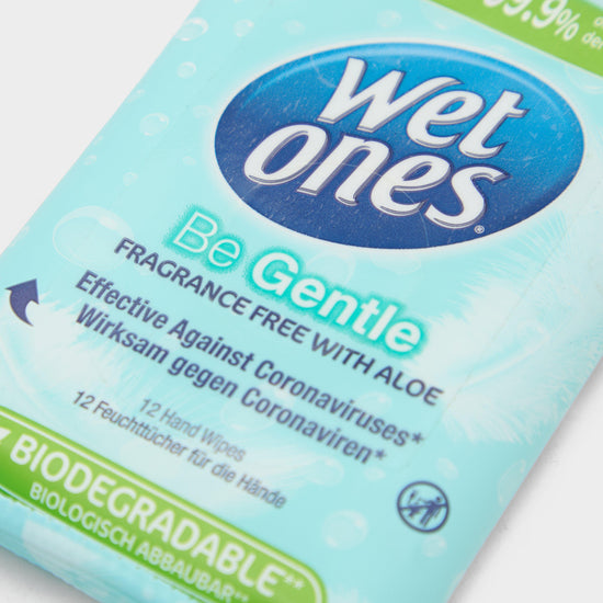 Wet Ones Be Gentle Antibacterial Wipes 12 Pack