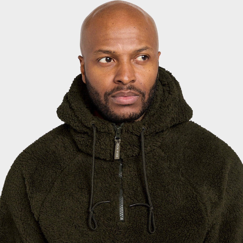 Sherpa Fleece Hoodie