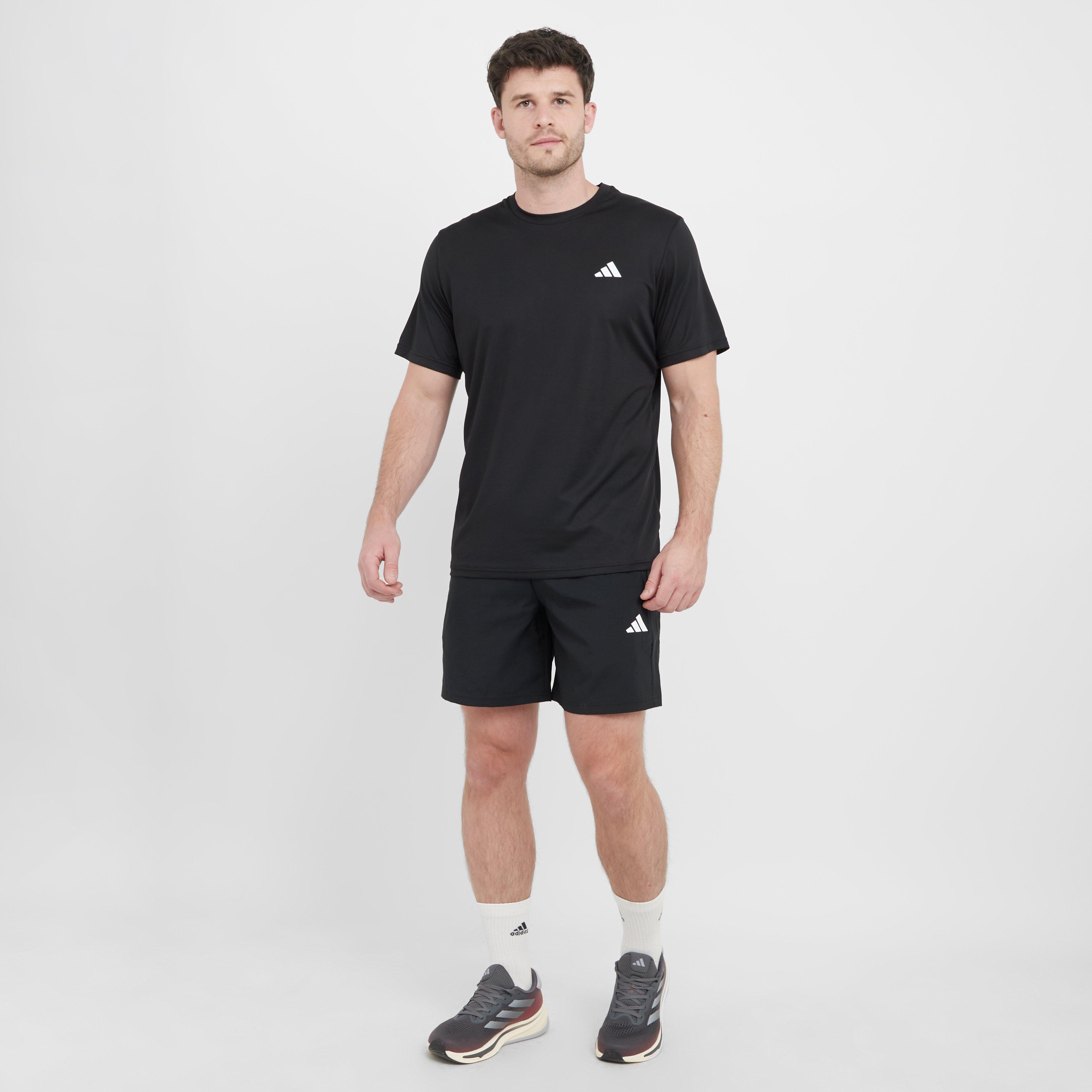 Black adidas Men's Train Essentials Woven Training Shorts – GO