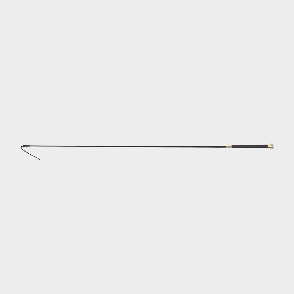 Brass Top Dressage Whip Black