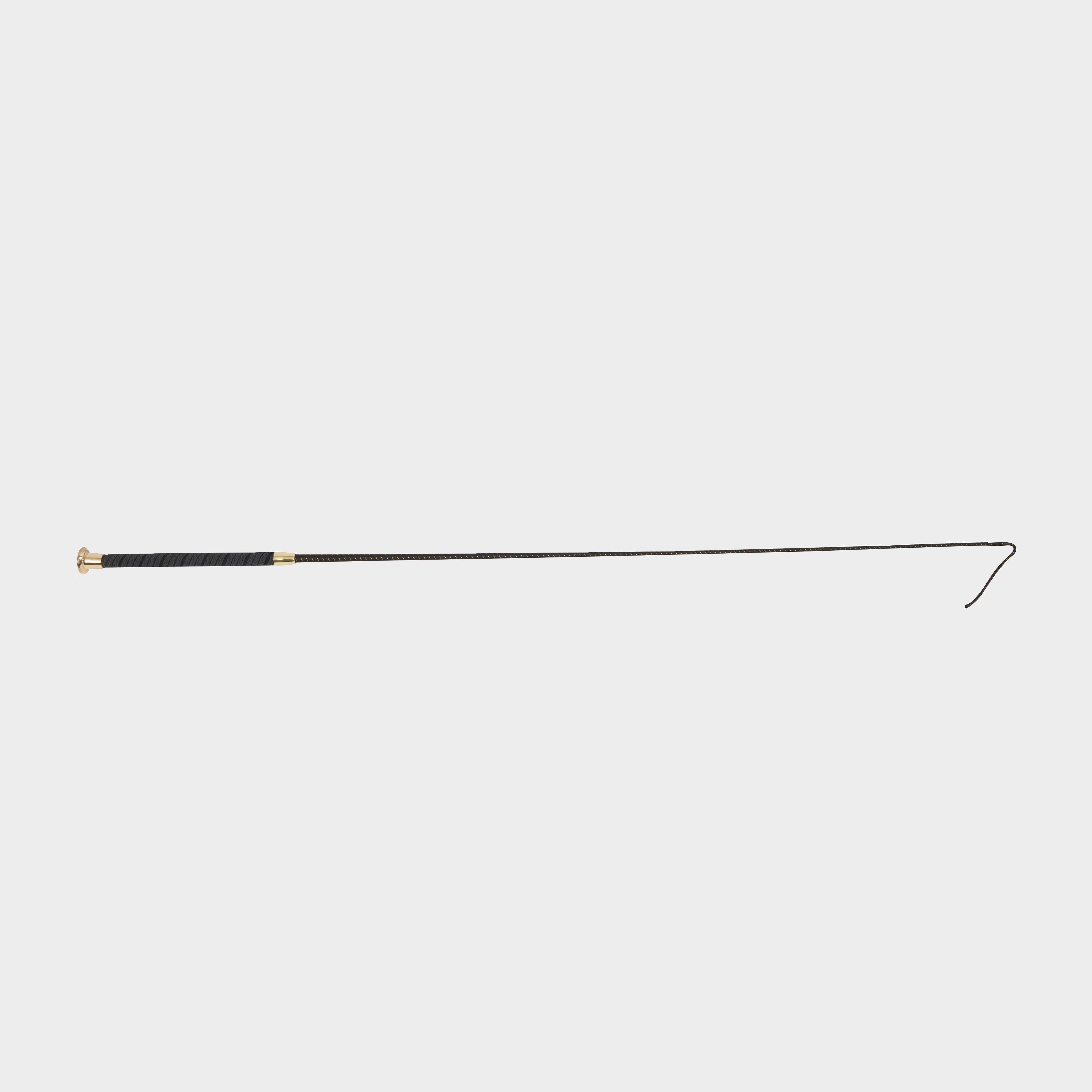Glitter Handle Dressage Whip Black/Gold
