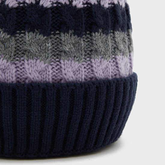 Women's Bute Waterproof Beanie Hat Lilac