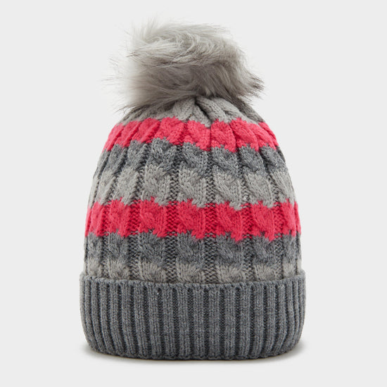 Women's Bute Waterproof Beanie Hat Pink