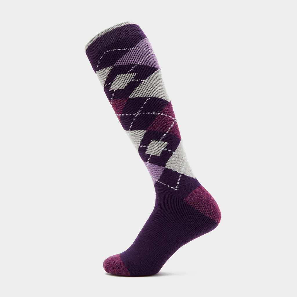 Women's Earlton Argyle Long Socks