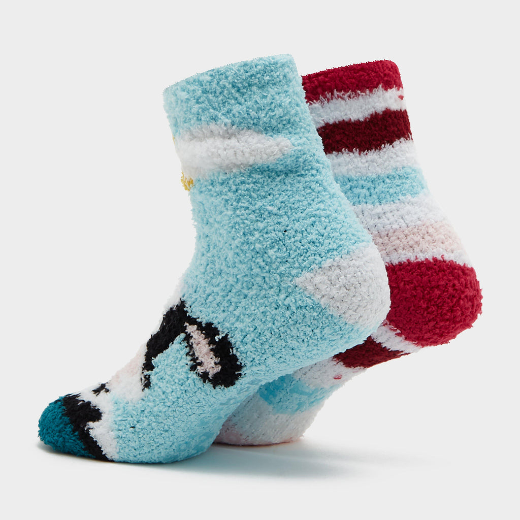Women's Wild Feet Cow Lounge Socks 2 Pack