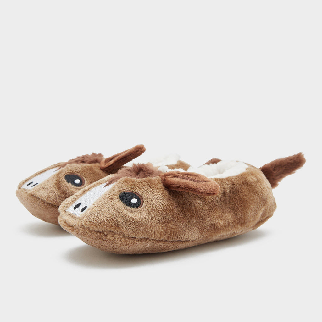 Kids' Wild Feet Horse Slippers
